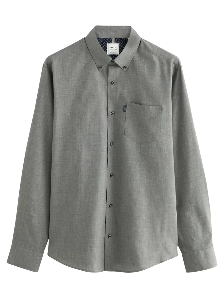 Next Camisa gris oscuro