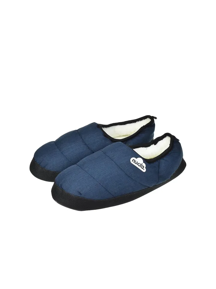 Nuvola. Zapatillas de casa 'Marbled Chill' azul oscuro