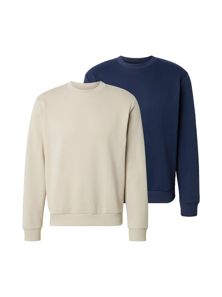 JACK & JONES Sudadera 'JJEBradley'  navy / gris claro