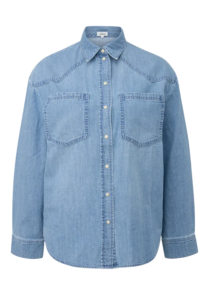 s.Oliver Blusa  azul denim