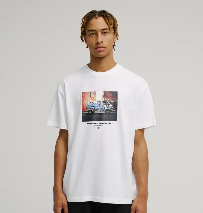 DC Painted Van - Camiseta de manga corta Blanco Hombre
