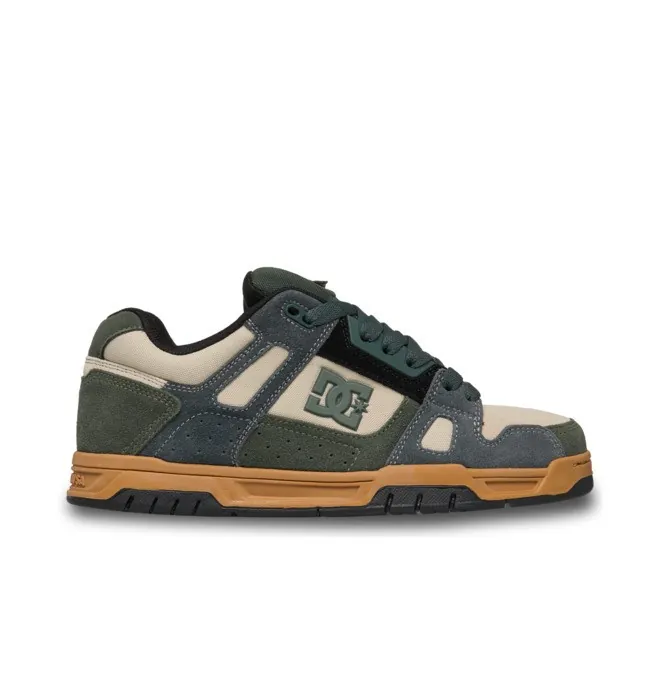 Stag - Zapatillas de piel Verde Unisex