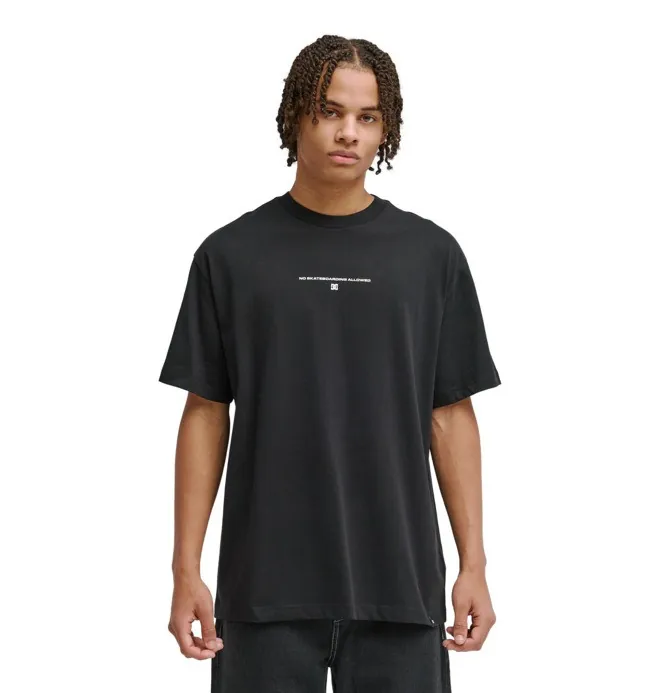 No Skateboard Allowed - Camiseta de manga corta Negro Hombre