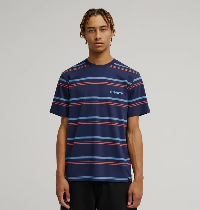 Sheriff Stripe - Camiseta de manga corta Azul Hombre