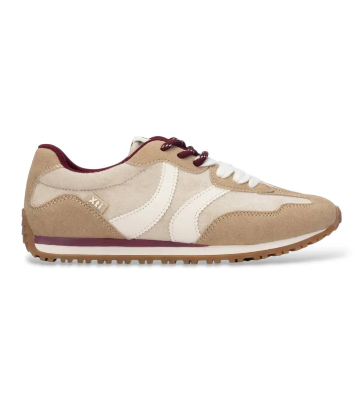 Xti para mujer. 14627704-BEIGE Zapatillas 146277 beige (35), Plano, Cordones, Casual