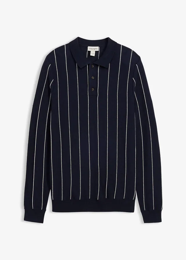 Jersey de punto fino con corte regular