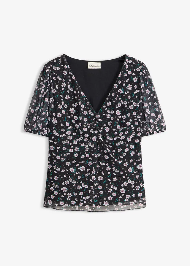 Camiseta de malla delicada