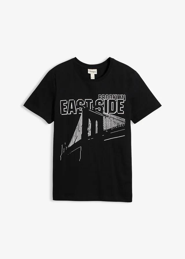 Camiseta de algodón orgánico puro con corte entallado