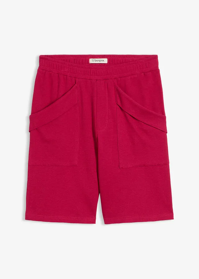 Bermudas de punto de algodón puro