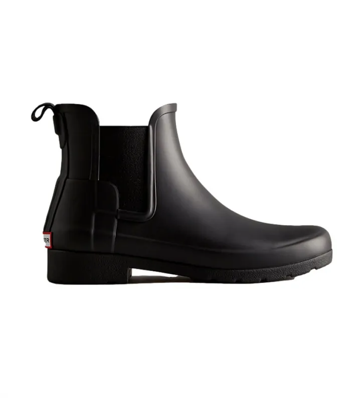 Hunter para mujer. WFS2201RMA Botines Refined Chelsea negro (35/36), Casual