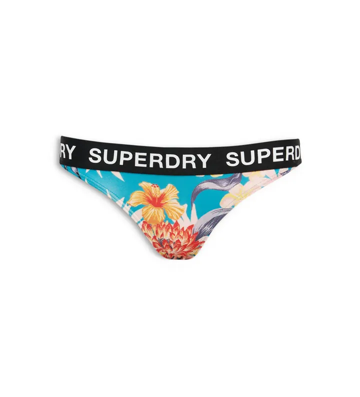 Superdry para mujer. W3010401A Braguita De Bikini Classics multicolor (L), Beachwear, Poliéster Reciclado, Sostenible