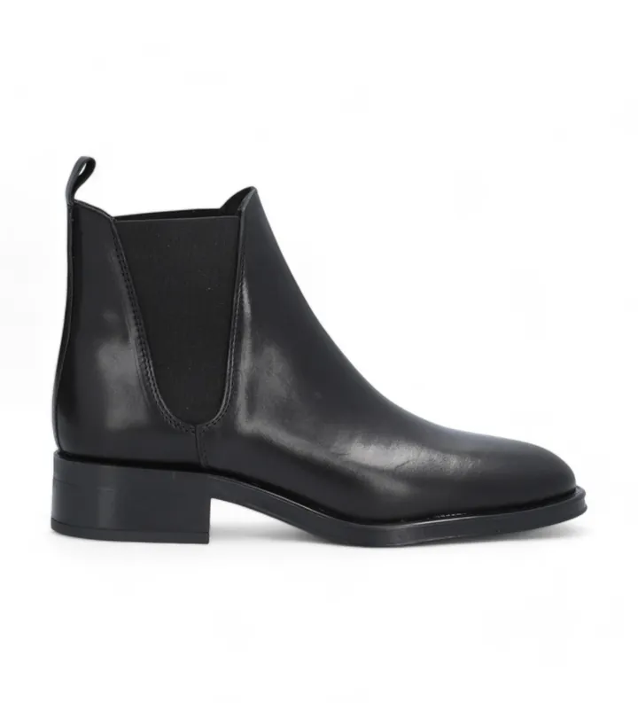 Alpe para mujer. 234917 Botines de Piel Couture negro (37), 3 a 5cm, Ninguno, Casual