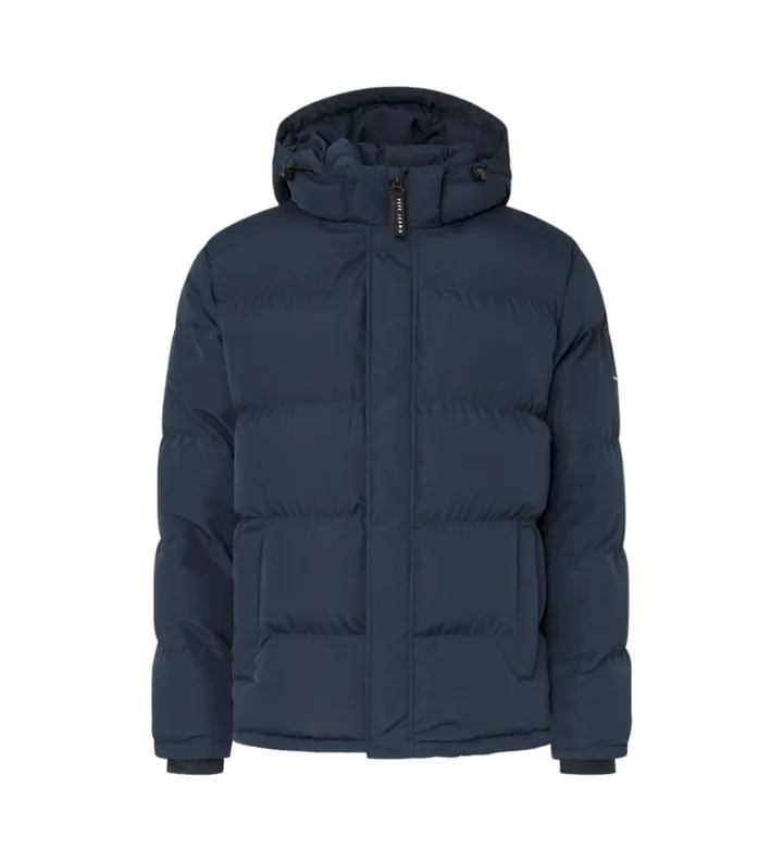 Pepe Jeans para hombre. PM403031 Plumífero Tobias marino (L), Casual, Poliéster