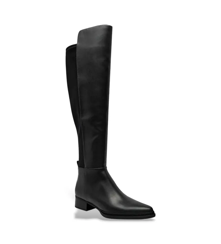 Michael Kors para mujer. 40F5LXMB5L Botas Lex negro (37), Plano, Cremallera, Casual