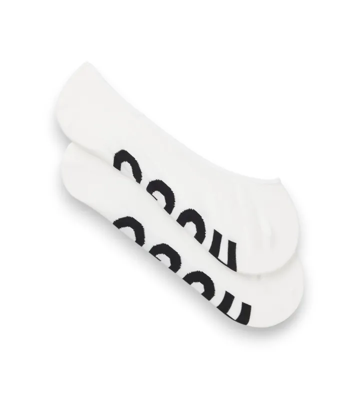 HUGO para mujer. 50549269 Set 2 Pares de Calcetines Logo blanco (35-36), Homewear, Algodón
