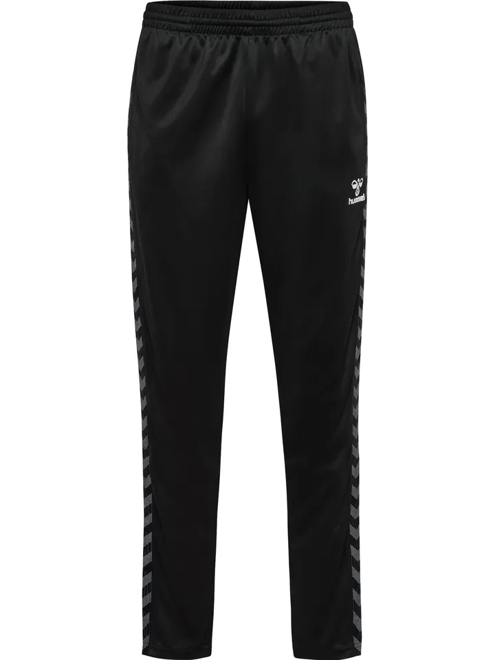 Hummel Pantalón deportivo  gris / negro / blanco