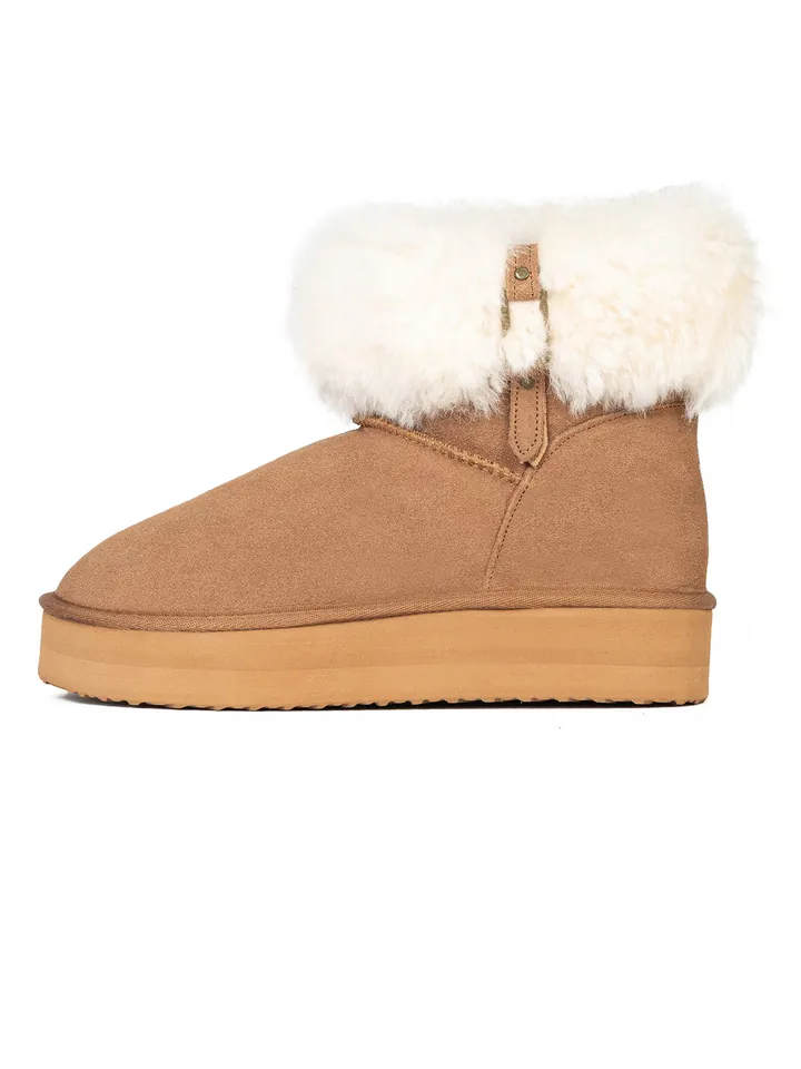 Gooce Botas de nieve 'Whitney' beige / marrón claro
