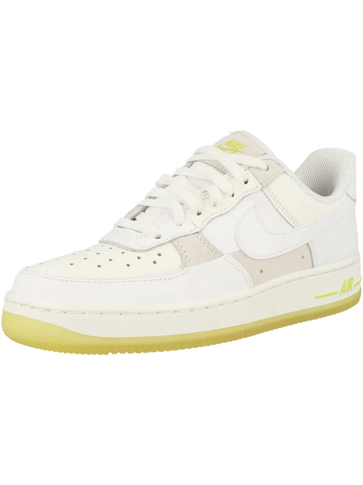 Nike Sportswear Zapatillas deportivas bajas ' Air Force 1 '07' amarillo / blanco
