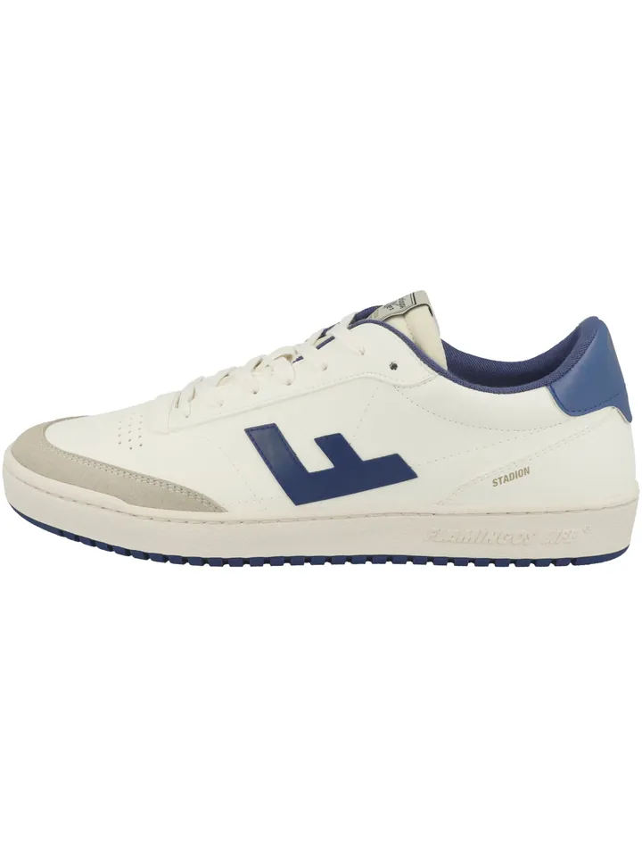 Flamingos' Life Zapatillas deportivas bajas 'Stadion' crema / azul / marino / blanco