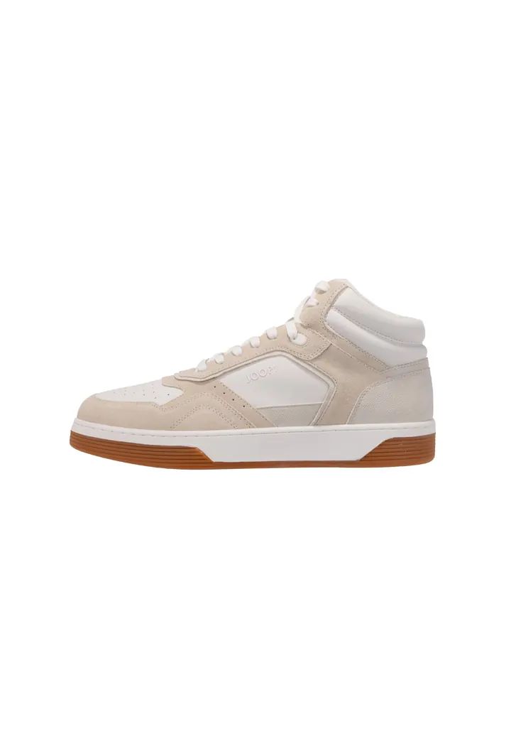 JOOP! Zapatillas deportivas altas 'Misto New Coralie' beige / blanco