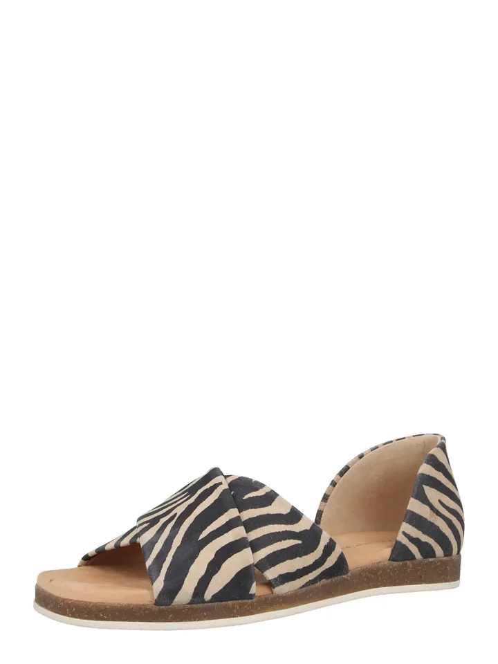 Apple of Eden Sandalias 'CELINE' crema / negro moteado