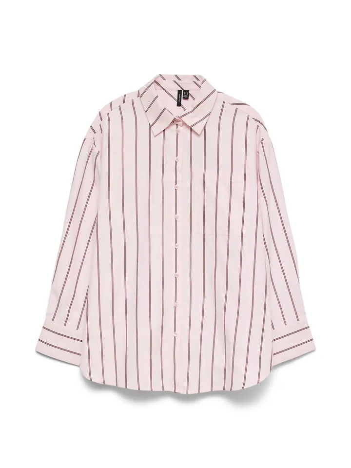 VERO MODA Blusa 'VMFanni' rosa / rosa oscuro