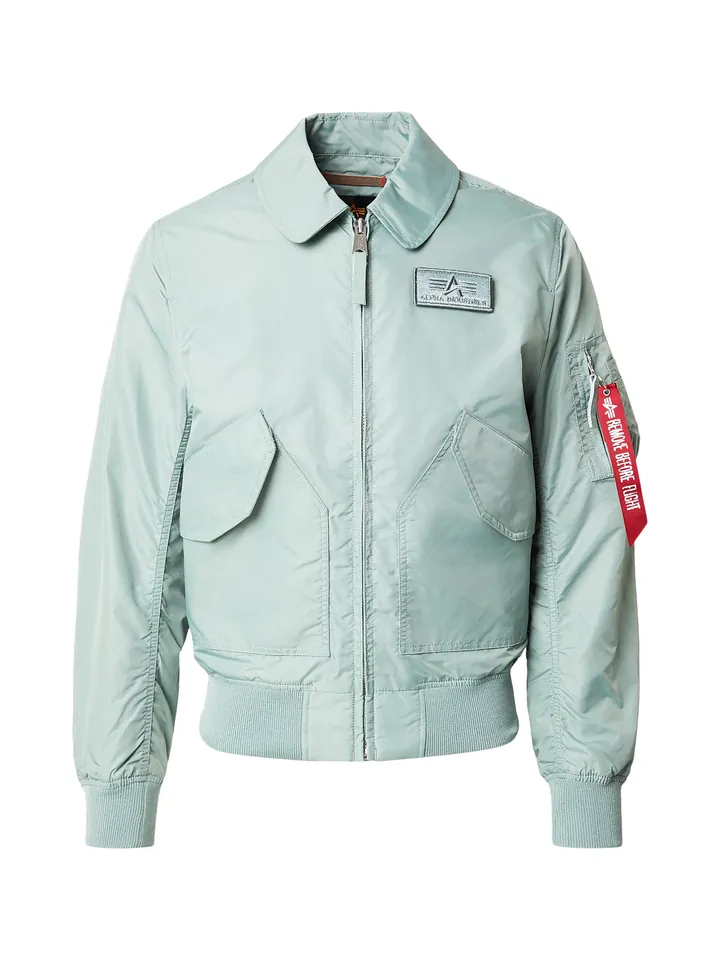 ALPHA INDUSTRIES Chaqueta de entretiempo verde claro