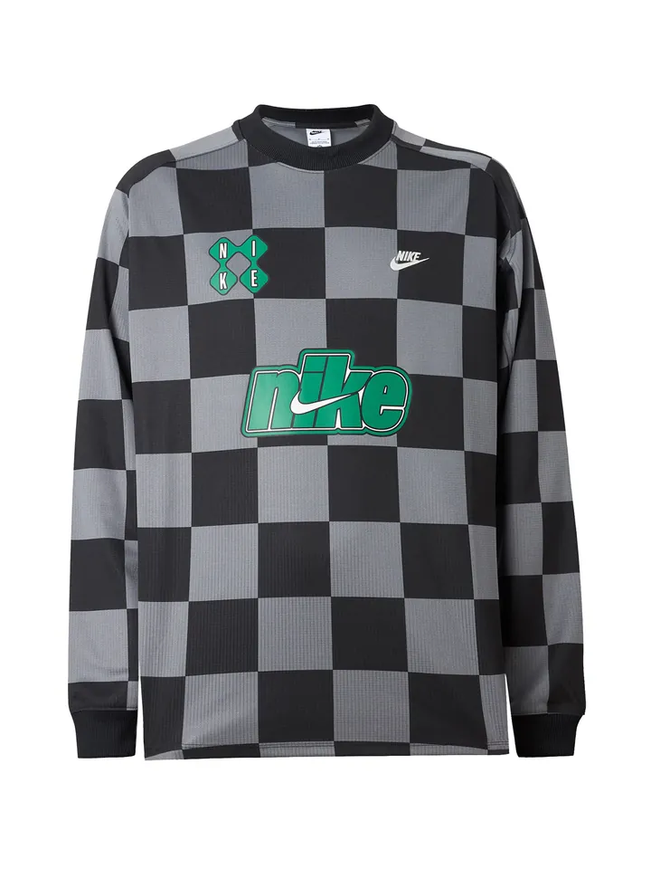 Nike Sportswear Sudadera 'CLUB'  gris oscuro / lima / negro / blanco