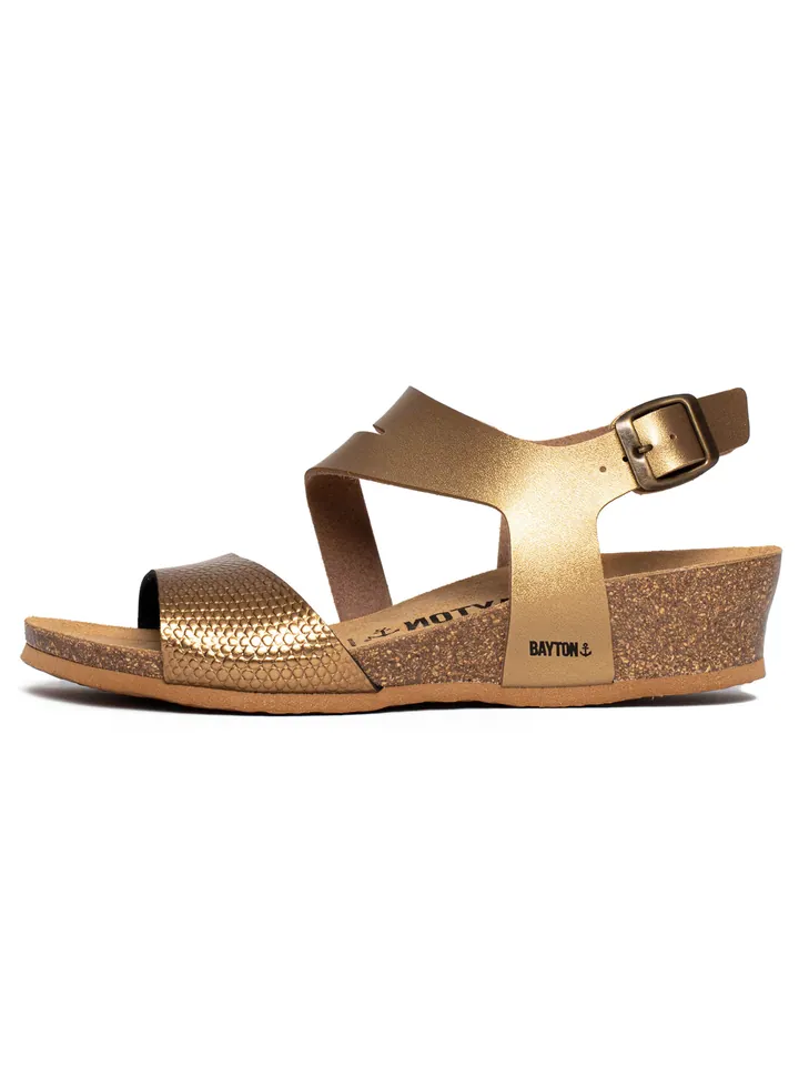 Bayton Sandalias con hebilla 'Reus' oro