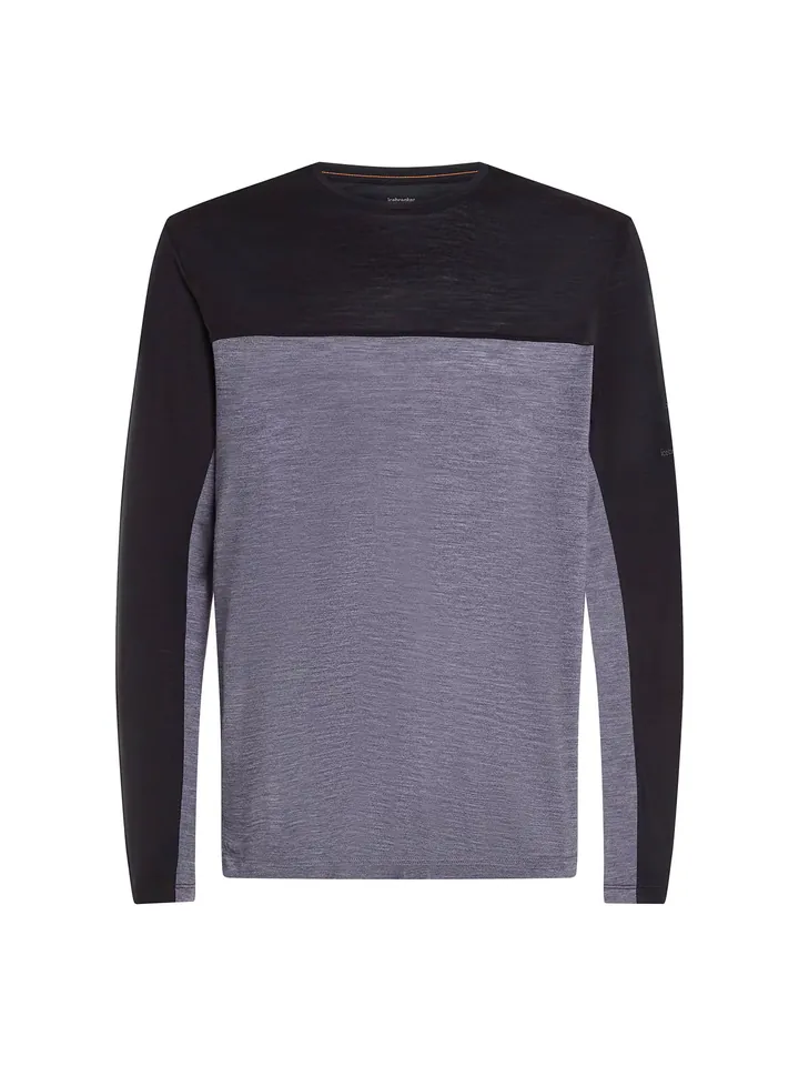 ICEBREAKER Camiseta funcional  gris moteado / negro