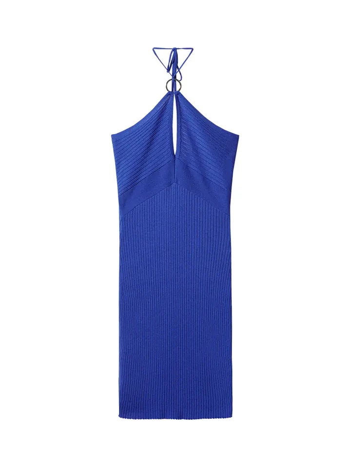MANGO Vestido 'Trot' azul