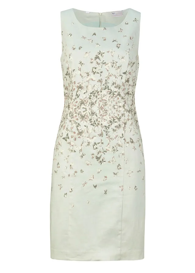 Vestido de tubo estampado