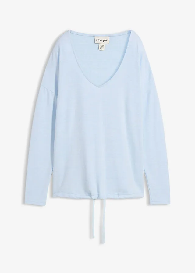 Sudadera holgada con aspecto de punto