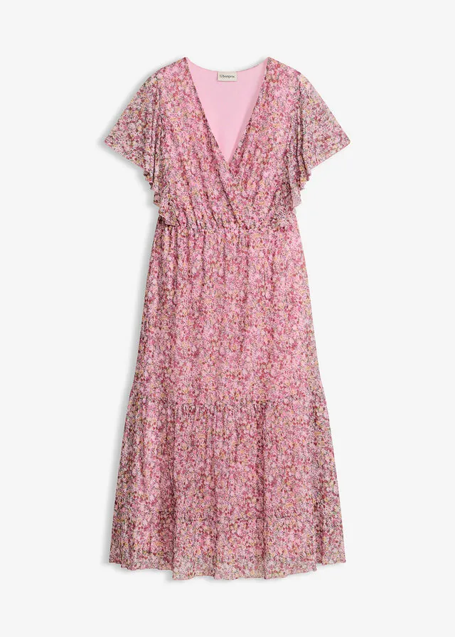 Vestido midi de malla suave