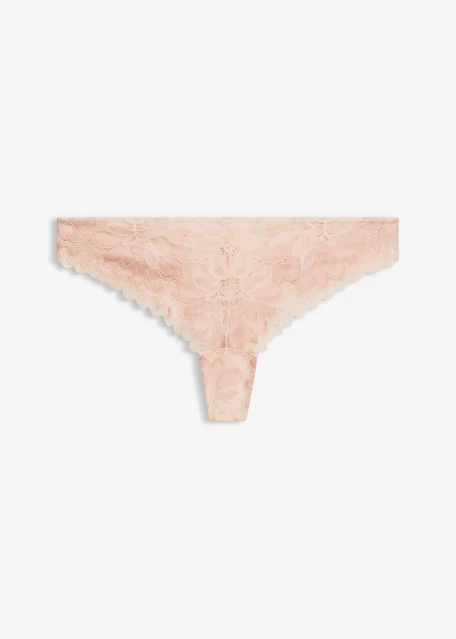 Tanga de encaje elegante