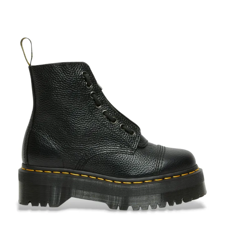 Dr Martens para mujer. 22564001 Botas de piel Sinclair negro (36), 3 a 5cm, Cremallera, Casual