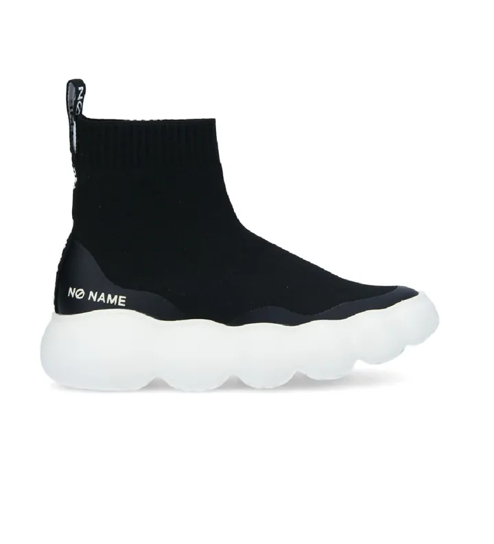 NO NAME para mujer. NNWGFX0 Zapatillas deportivas Gong sock estilo calcetín con suela ultraligera negro (36), Plano, Ninguno, Casual