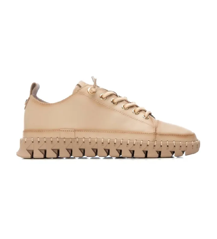 Carmela para mujer. 16253103-BEIGE Zapatillas 162531 marrón (36), Plano, Cordones, Casual