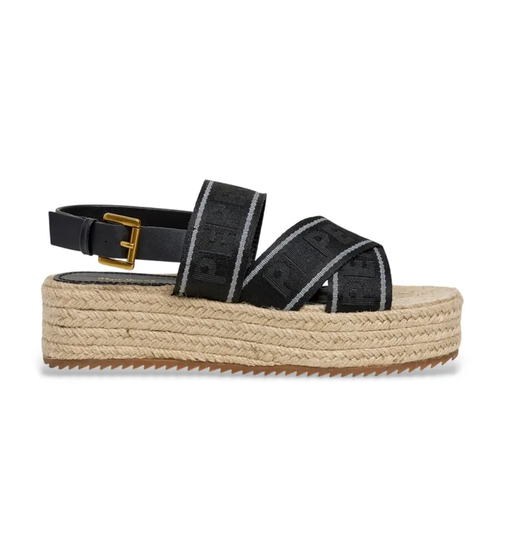 Pepe Jeans para mujer. PLS900013 Sandalias Lyla Dance negro (36), 3 a 5cm, Hebilla, Casual