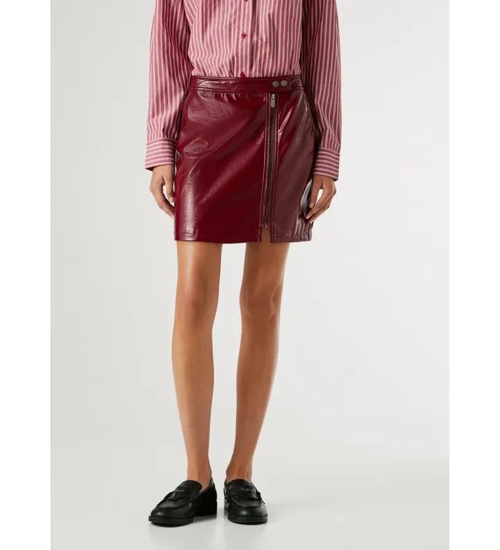 Pepe Jeans para mujer. PL9011898 Falda Ruby burdeos (L), Casual, Fiesta, Poliéster