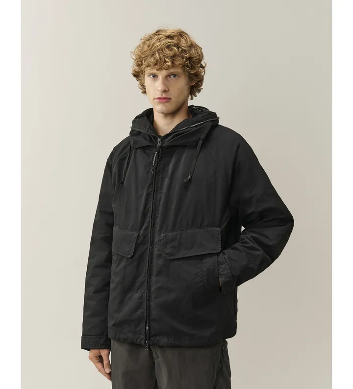 C.P. Company para hombre. 21CMOW078A110305G Chaqueta media negro (L), Casual, Poliamida