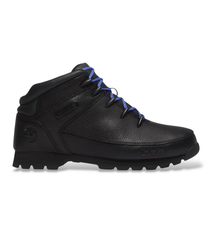 Timberland para hombre. TB0A2K84W021 Botas de piel Euro Sprint negro (40), Plano, Cordones, Outdoor