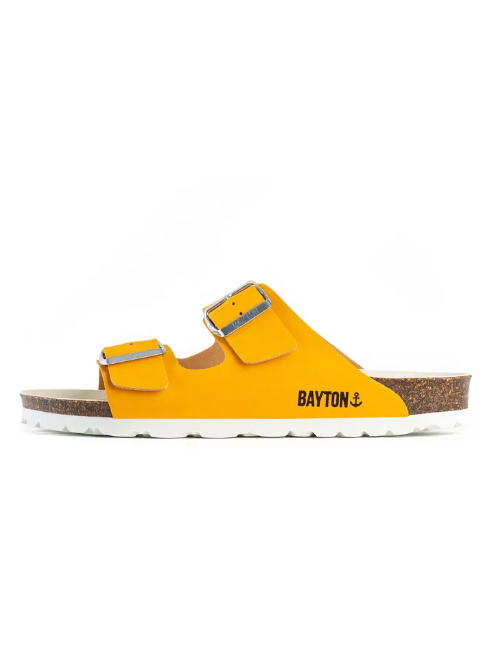 Bayton Zapatos abiertos 'Atlas' beige / amarillo / negro / blanco