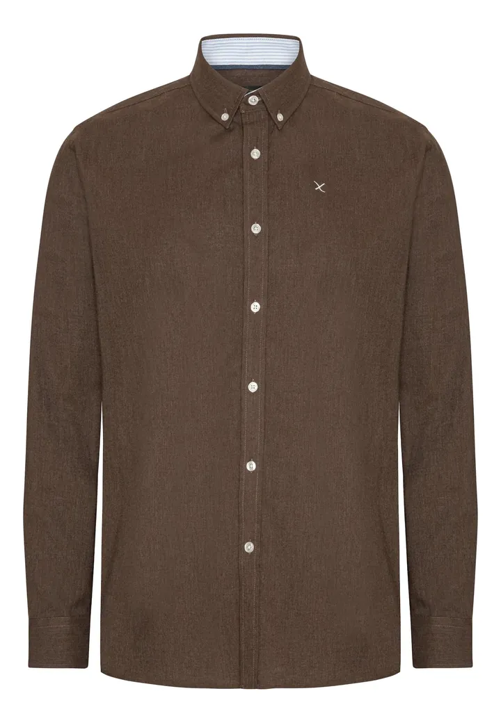 Clean Cut Copenhagen Camisa  marrón oscuro