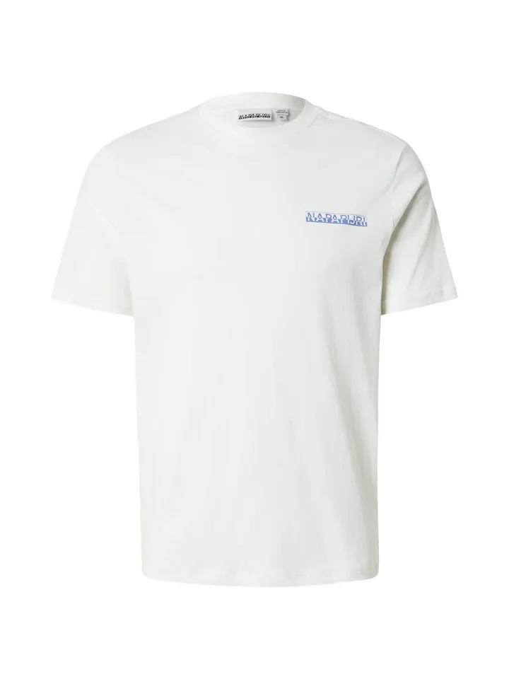 NAPAPIJRI Camiseta 'SENAR' zafiro / blanco