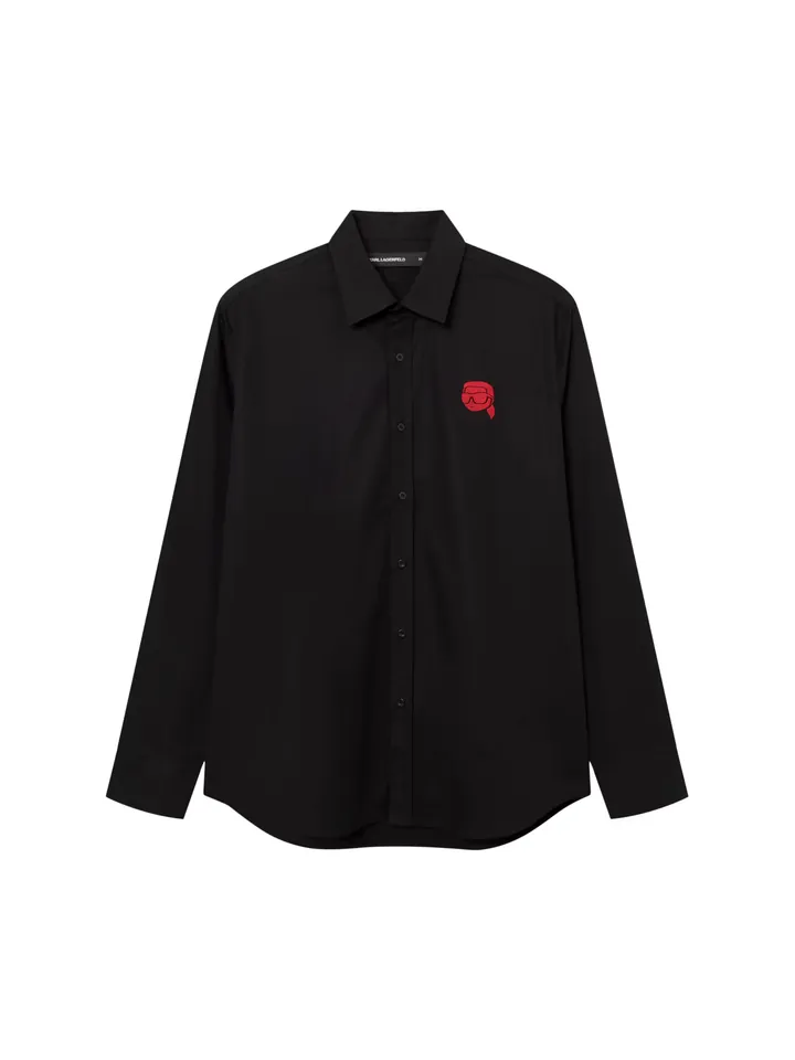 Karl Lagerfeld Camisa rojo / negro