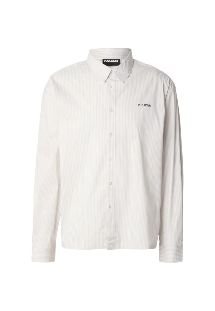 Pegador Camisa 'Maro' azul claro / negro / blanco / offwhite