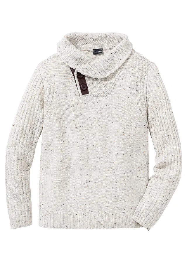Jersey con cuello bufanda regular fit