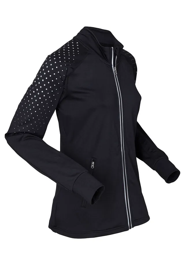 Chaqueta funcional térmica con estampado reflectante