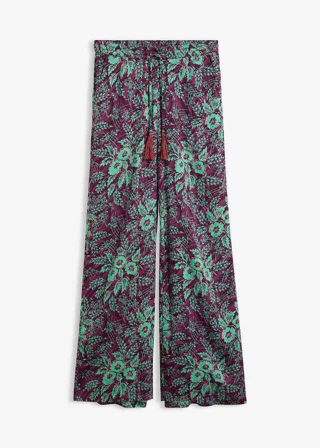 Pantalón Palazzo de viscosa fluida